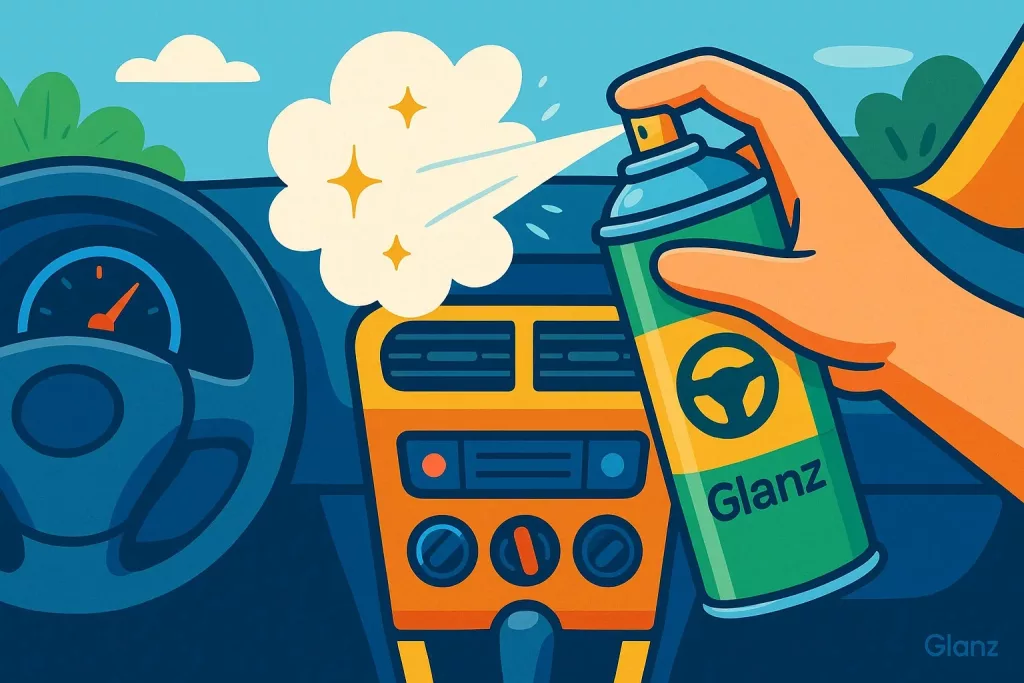 نحوه استفاده از اسپری داشبورد [0 تا 100 روش مصرف]