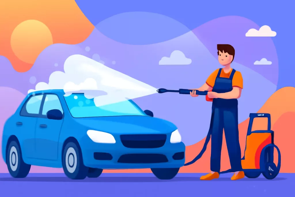 کارواش تاچلس بهترین روش شستشوی خودرو بدون آسیب به رنگ و بدنه