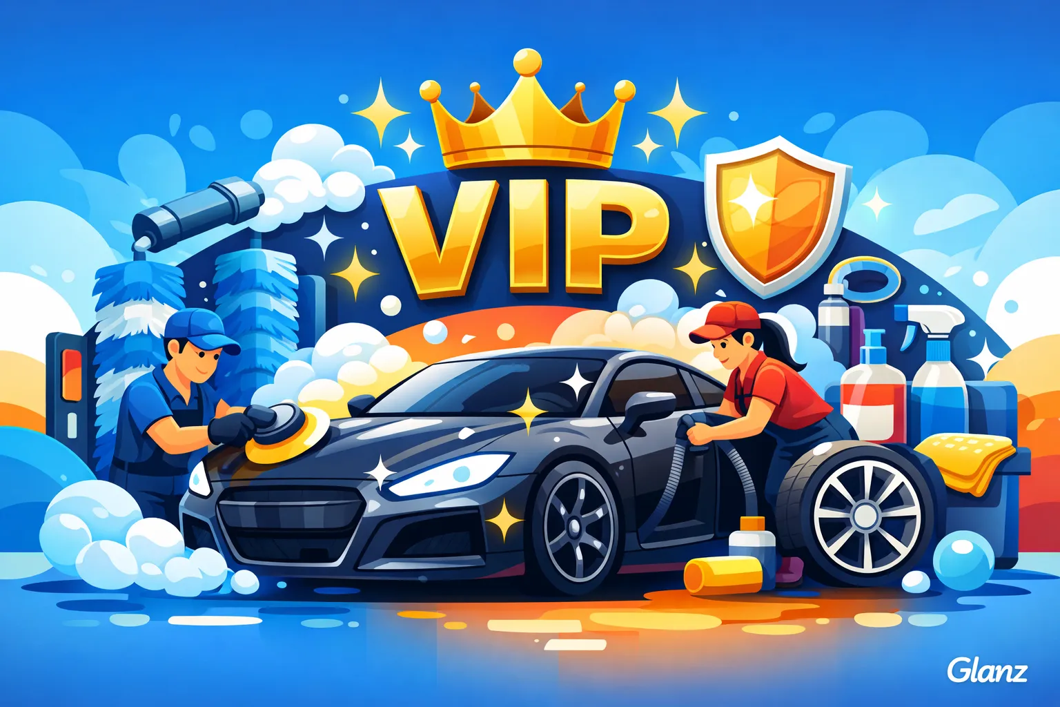 کارواش وی ای پی چیست؟ راهنمای کامل خدمات کارواش VIP